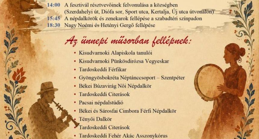 XXI. Nemzetközi Pünkösdi Népzenei fesztivál